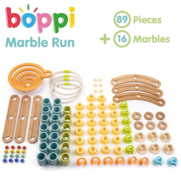 Boppi - houten knikkerbaan - advanced pakket3 Boppi - houten knikkerbaan - advanced pakket