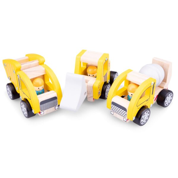 Bouwvoertuigen - 3 stuks 3 New Classic Toys Bouwvoertuigen - 3 stuks