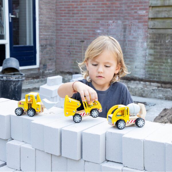 Bouwvoertuigen - 3 stuks 4 New Classic Toys Bouwvoertuigen - 3 stuks