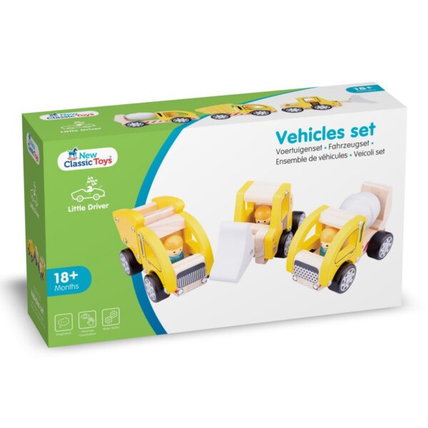 Bouwvoertuigen - 3 stuks 6 New Classic Toys Bouwvoertuigen - 3 stuks