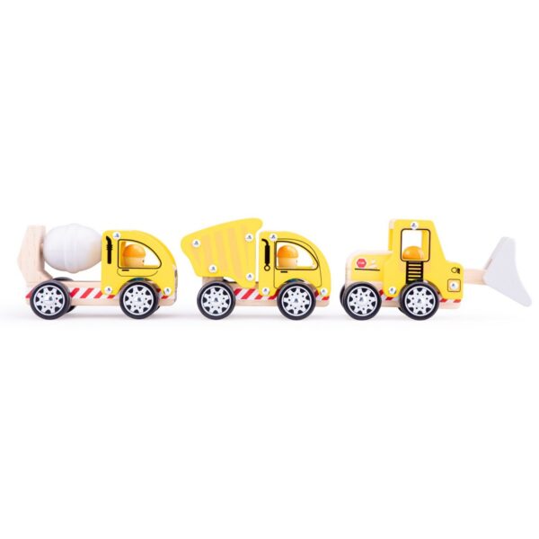 Bouwvoertuigen - 3 stuks New Classic Toys Bouwvoertuigen - 3 stuks