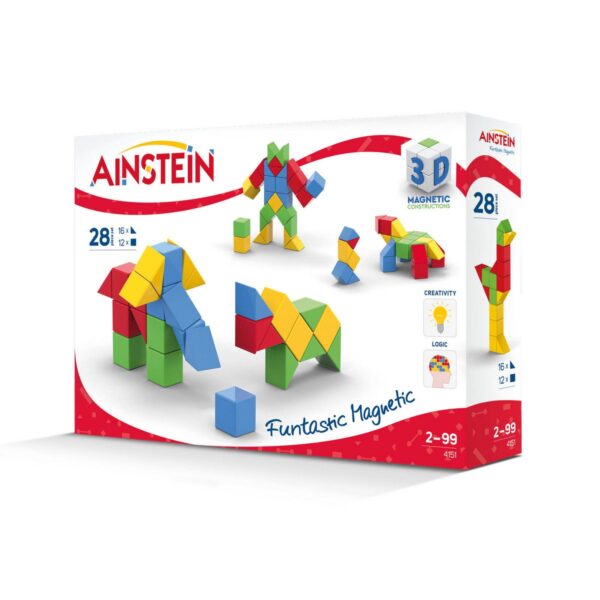 CREATIVE 28 Ainstein Magnetische bouwstenen Creatief Magneetblokkenset