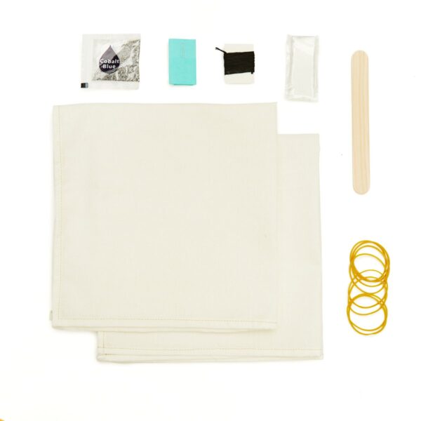Crafters Indigo Bandana Kit Kikkerland Crafters Indigo Bandana Kit