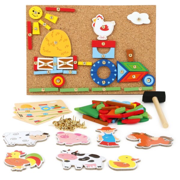 Hamer Spel Boerderij Small Foot Hamertje tik Boerderij