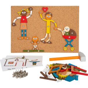 Bouw en constructie Small Foot Hamertje tik Huis en familie