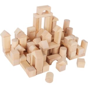 Small Foot Houten bouwblokken naturel 100 stuks in een zak