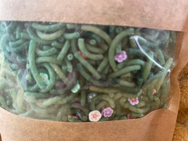 Leuk met letters Speelrijst Gras met bloemetjes