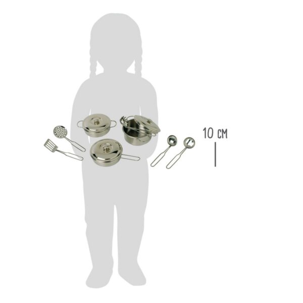 Metalen pannenset 11 dlg2 Small Foot Metalen pannenset 11 dlg