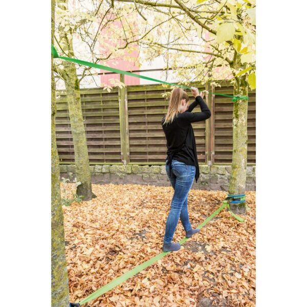 Small Foot Slackline set incl. boombescherming 15,7m