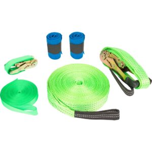 Small Foot Slackline set incl. boombescherming 15,7m