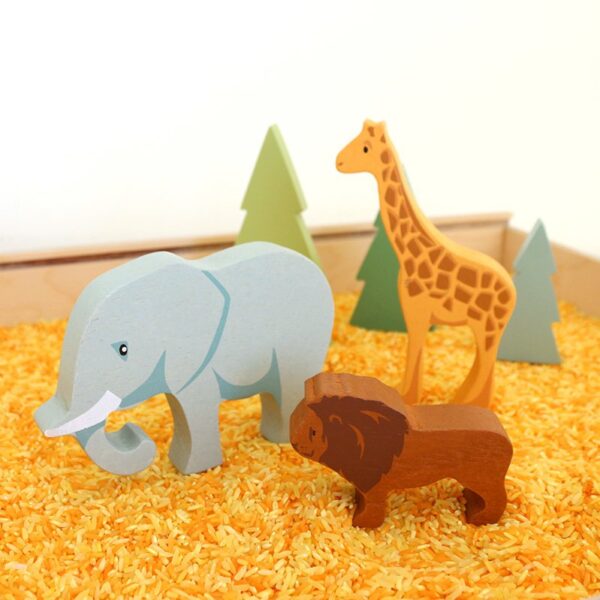 Speelrijst safari mix (500 gram)3 Kids Kabinet Speelrijst safari mix (500 gram)