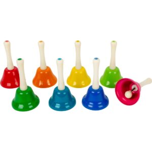 Small Foot Tafelbel Set Gekleurde Handbellen, Set van 8