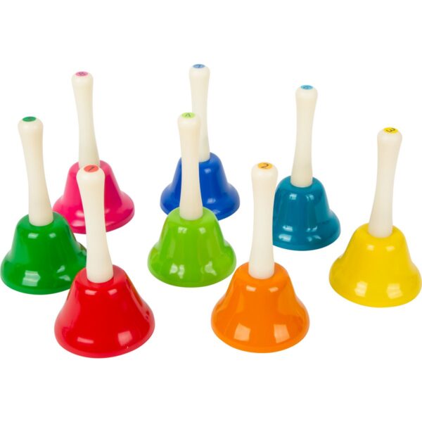 Tafelbel Set 4 Small Foot Tafelbel Set Gekleurde Handbellen, Set van 8
