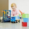 New Classic Toys Vrachtwagen met 2 containers Havenlijn