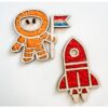 Leuk met Letters Vultray astronaut