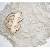 Leuk met Letters Vultray auto hout