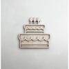 Leuk met letters Vultray taart
