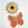 Vultray vlinder Leuk met letters