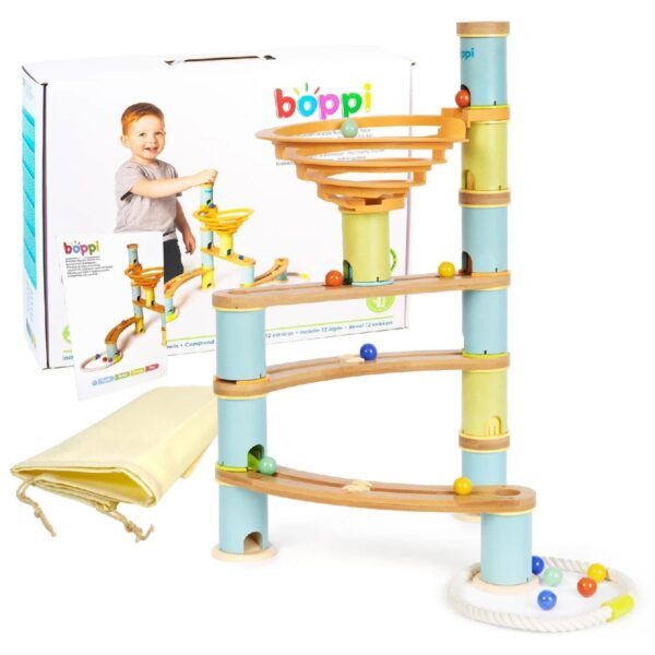 boppi knikkerbaan starter1 Boppi - houten knikkerbaan - starter pakket