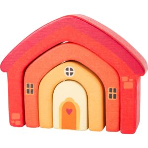 Small Foot Houten bouwstenen huis