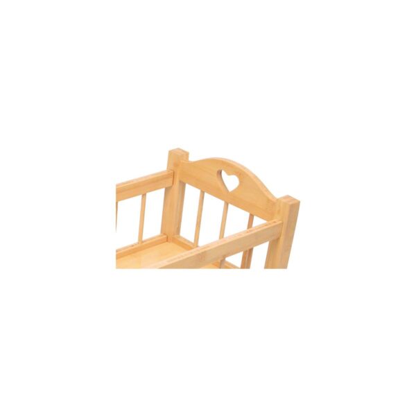 poppenwieg naturel2 Small Foot Houten poppenwieg naturel