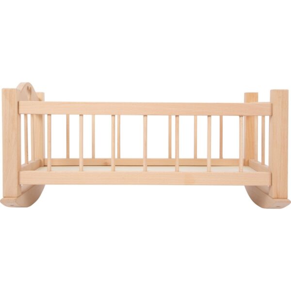 poppenwieg naturel4 Small Foot Houten poppenwieg naturel