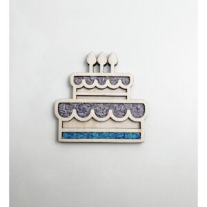 Leuk met letters Vultray taart