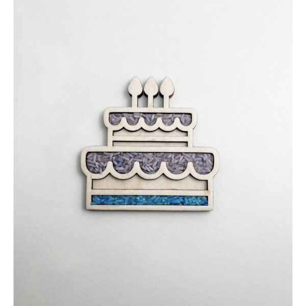 Leuk met letters Vultray taart