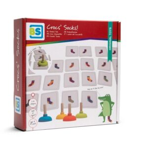BS Toys Kroko's Sok Memory - spel met zuignappen