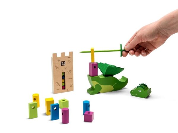 Draaksteken BS Toys Draak Steken - Stapelspel - Hout - 4 Spelers