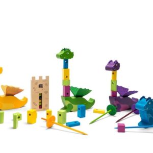 BS Toys Draak Steken - Stapelspel - Hout - 4 Spelers