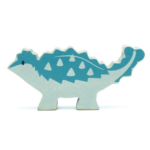 HOUTEN DINO ANKYLOSAURUS, Tender Leaf Ankylosaurus dinosaurus hout