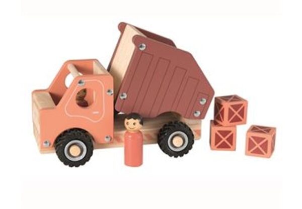 Houten vrachtwagen Egmont Toys Grote Houten Vrachtwagen Kiepwagen