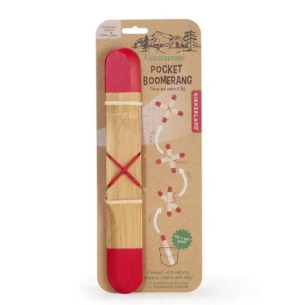 Huckleberry Pocket Boomerang – Compact Boemerang Speelgoed voor Buiten