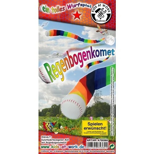 Kids at work komeet1 Kids at work - Werpbal regenboogkomeet staartbal