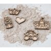 Leuk met Letters Kleine vultrays set Prinsessen