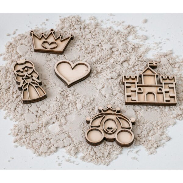 Leuk met Letters Kleine vultrays set Prinsessen