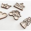 Leuk met Letters Kleine vultrays set Prinsessen