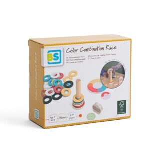BS Toys Kleurcombinatie Race Spel - Strategisch Actiespel