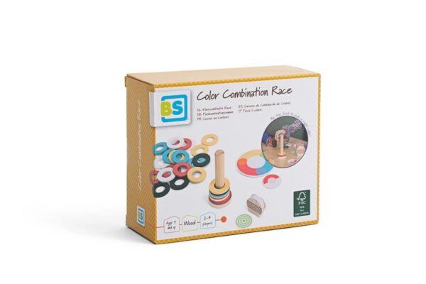 Kleur1 BS Toys Kleurcombinatie Race Spel - Strategisch Actiespel