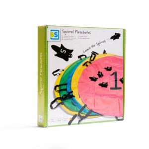 BS Toys Eekhoorn Parachutes – Vang- en Werpspel voor Buiten | 2-20 Kinderen