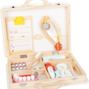 Small Foot - Houten Dokter en Tandarts 2 in1 Set in Koffer.