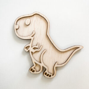 Leuk met letters vultray T-rex