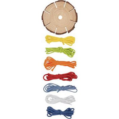 Goki Houten vlecht schijf armbanden maken knutselset