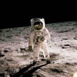 astronaut (1) 4RWD Ruimtevaart puzzel rond formaat in op berg doos 150 stukjes
