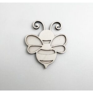 Leuk met Letters Houten Vultray Bij – Sensorisch Speelgoed | FSC Hout | Het Speellab