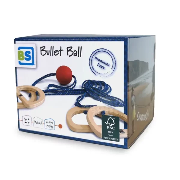 bulletbal2 BS Toys Bullet Ball Trekbal - Buitenspel