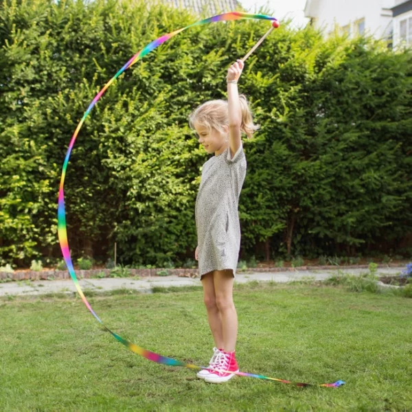 danslint8 BS Toys Danslint – Regenboog Ritmieklint voor Kinderen