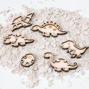 Leuk met letters Kleine vultrays dino's