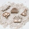 Leuk met letters Kleine vultrays Feest